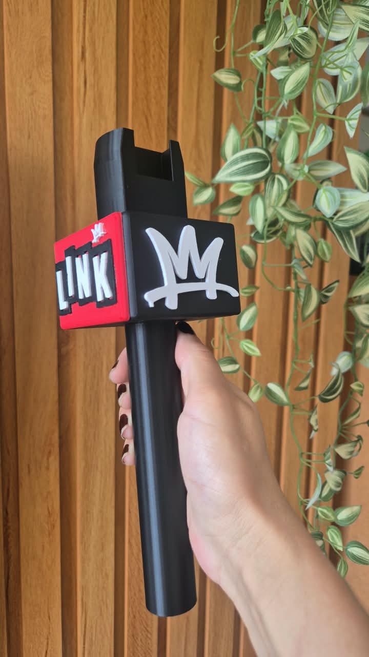 Peça personalizada produzida no estúdio Asas 3D